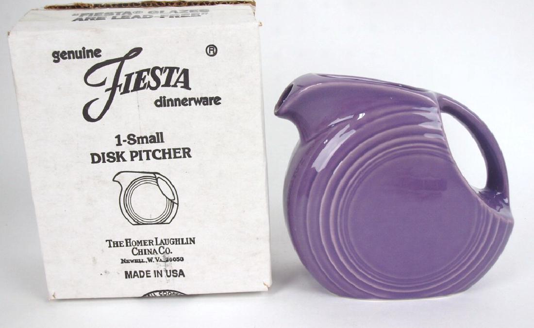 Fiesta Post 86 lilac disk pitcher, NIB (1 of 1)