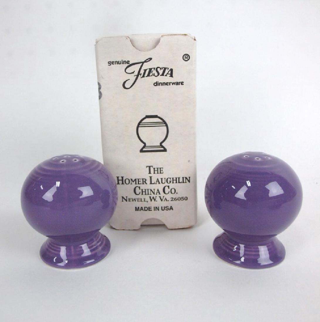 Fiesta Post 86 lilac salt & pepper shakers, NIB (1 of 1)