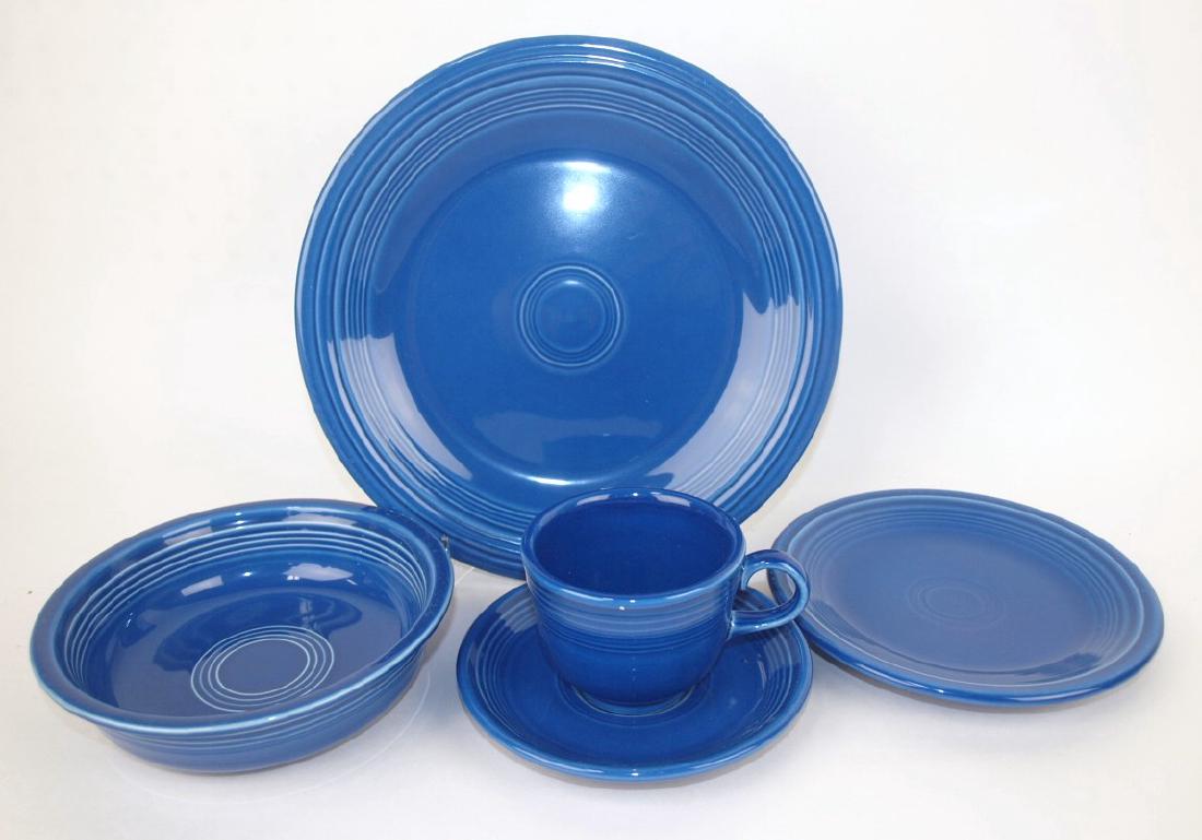 Fiesta Post 86 Sapphire 5 piece place setting, NIB (1 of 1)