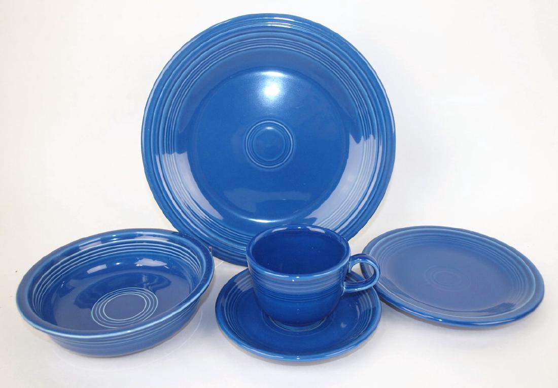 Fiesta Post 86 Sapphire 5 piece place setting, NIB (1 of 1)