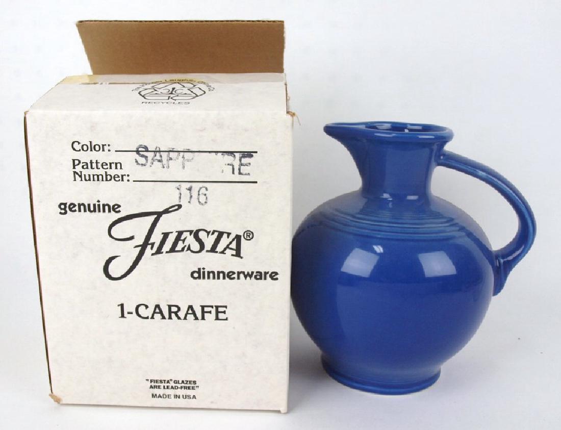 Fiesta Post 86 Sapphire carafe, NIB (1 of 1)