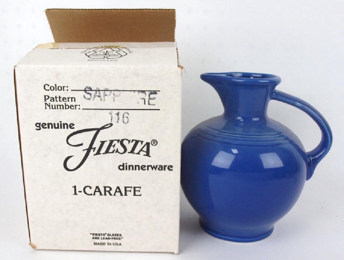 Fiesta Post 86 Sapphire carafe, NIB (1 of 1)