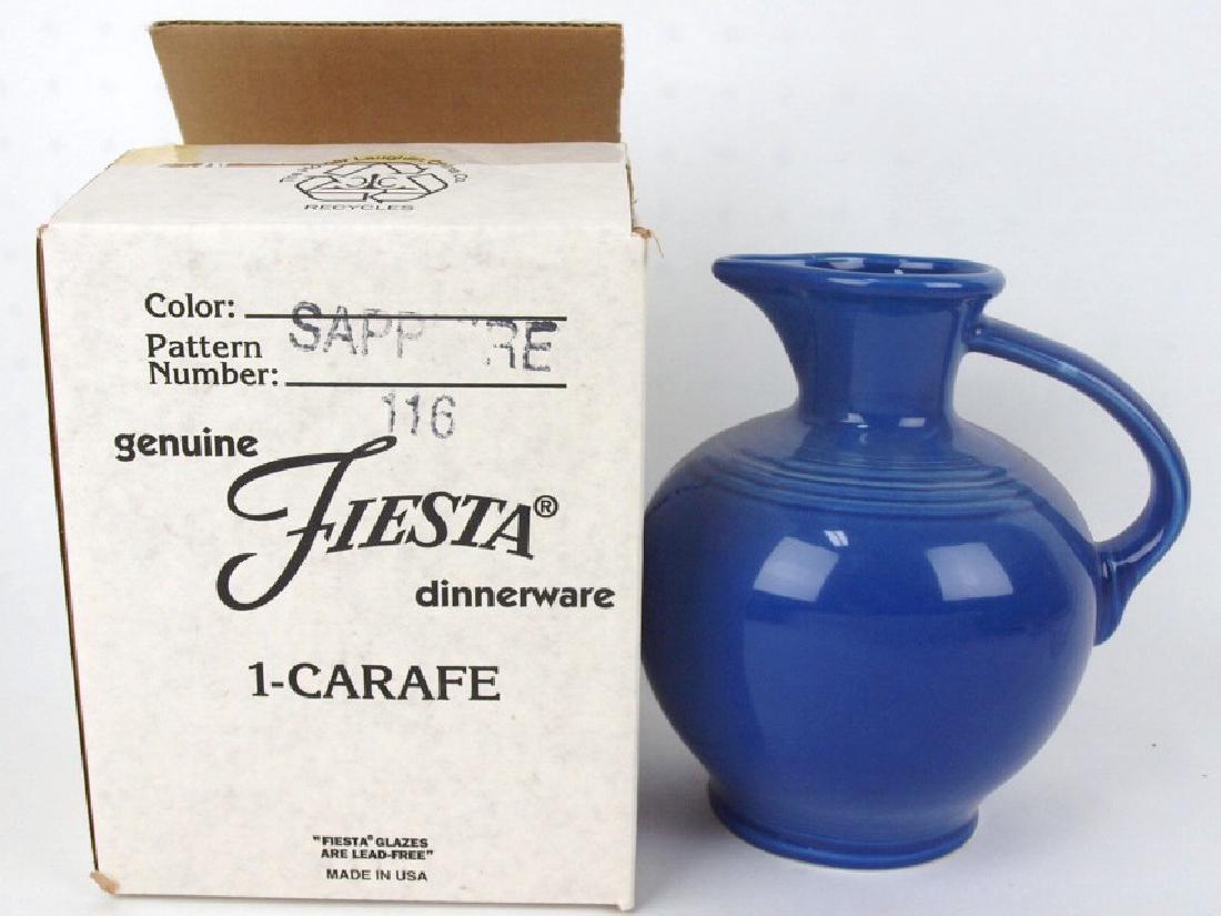 Fiesta Post 86 Sapphire carafe, NIB (1 of 1)