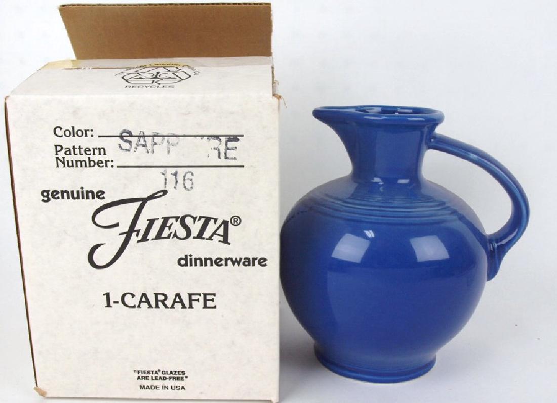 Fiesta Post 86 Sapphire carafe, NIB (1 of 1)