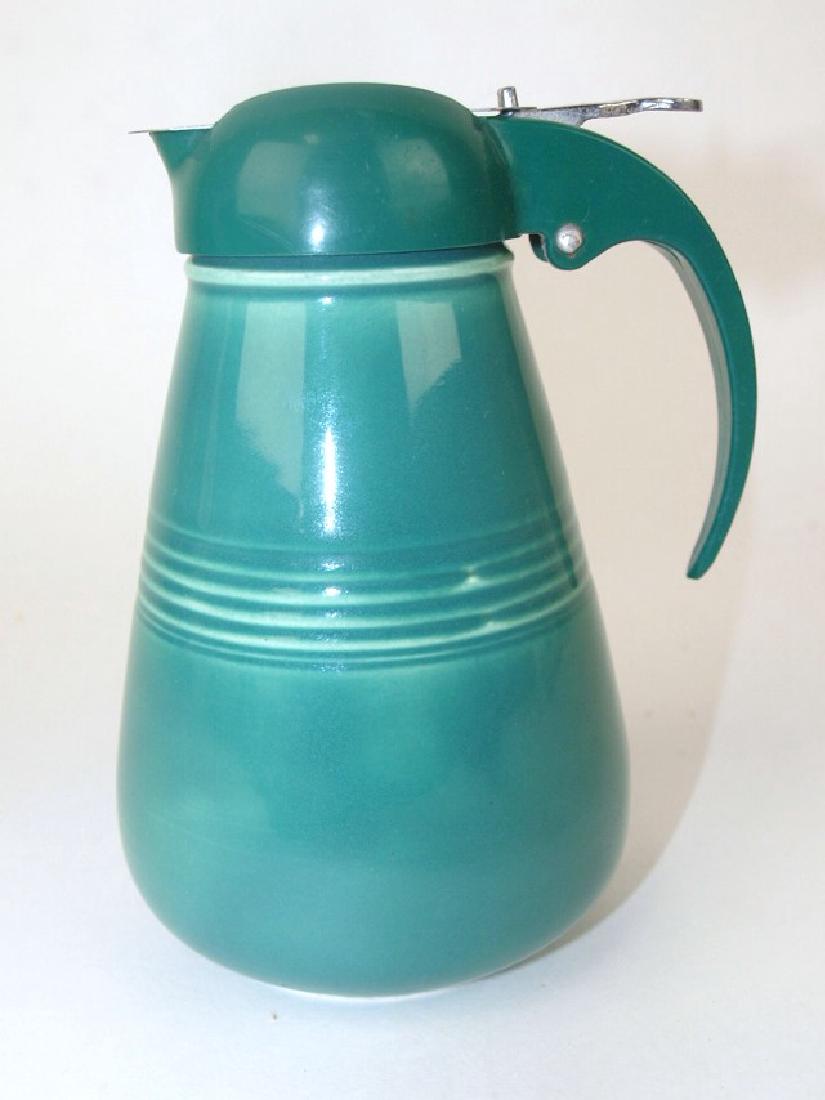 Fiesta Harlequin syrup pitcher, spruce green (1 of 1)