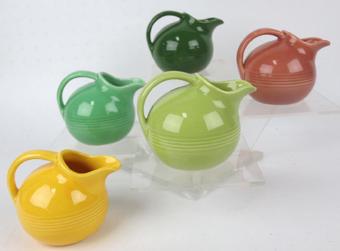 Fiesta Harlequin novelty creamer group of 5: dark (1 of 1)