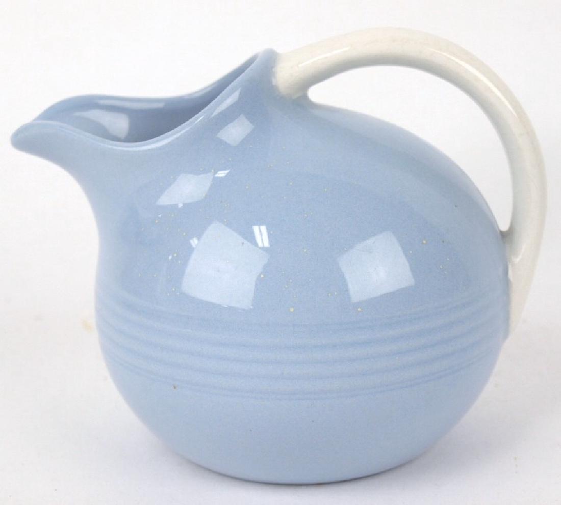 Fiesta Harlequin novelty creamer with rings, skytone (1 of 1)