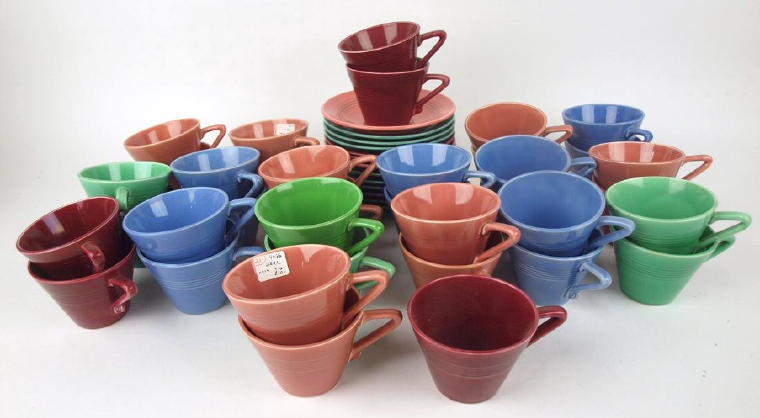 Fiesta Harlequin cup & suacer group: 37 cups, 13 (1 of 1)