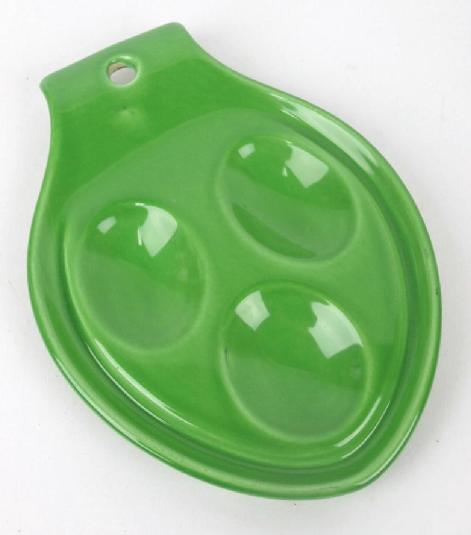 Fiesta Rythm spoon rest, RARE medium green (1 of 1)