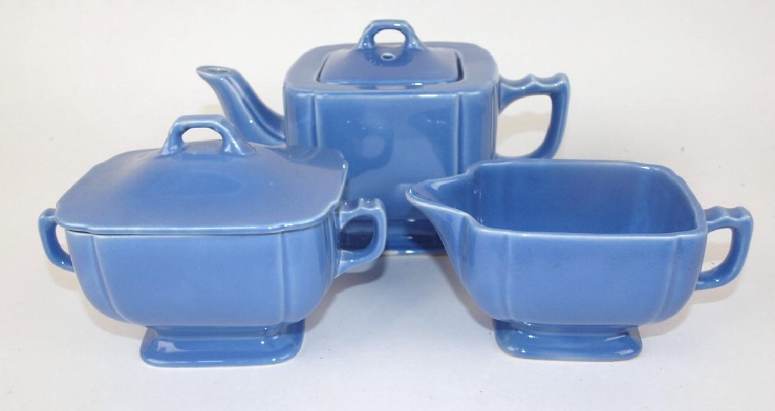 Fiesta Riviera 3 piece tea set, mauve blue (1 of 1)