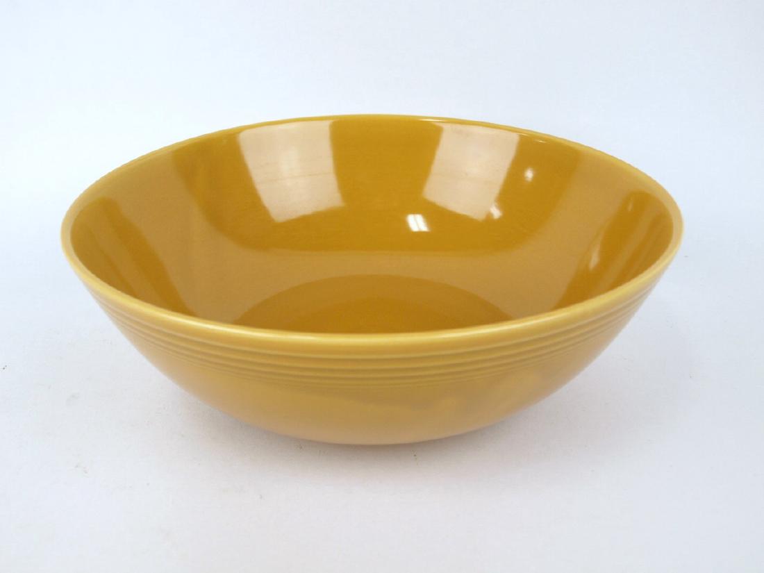 Fiesta gold ironstone jumbo salad bowl and brown: Fiesta gold ironstone jumbo salad bowl and brown amberstone 13" chop plate