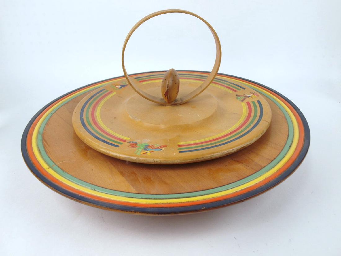 Fiesta wooden go-along lazy susan tray and tray with (1 of 1)