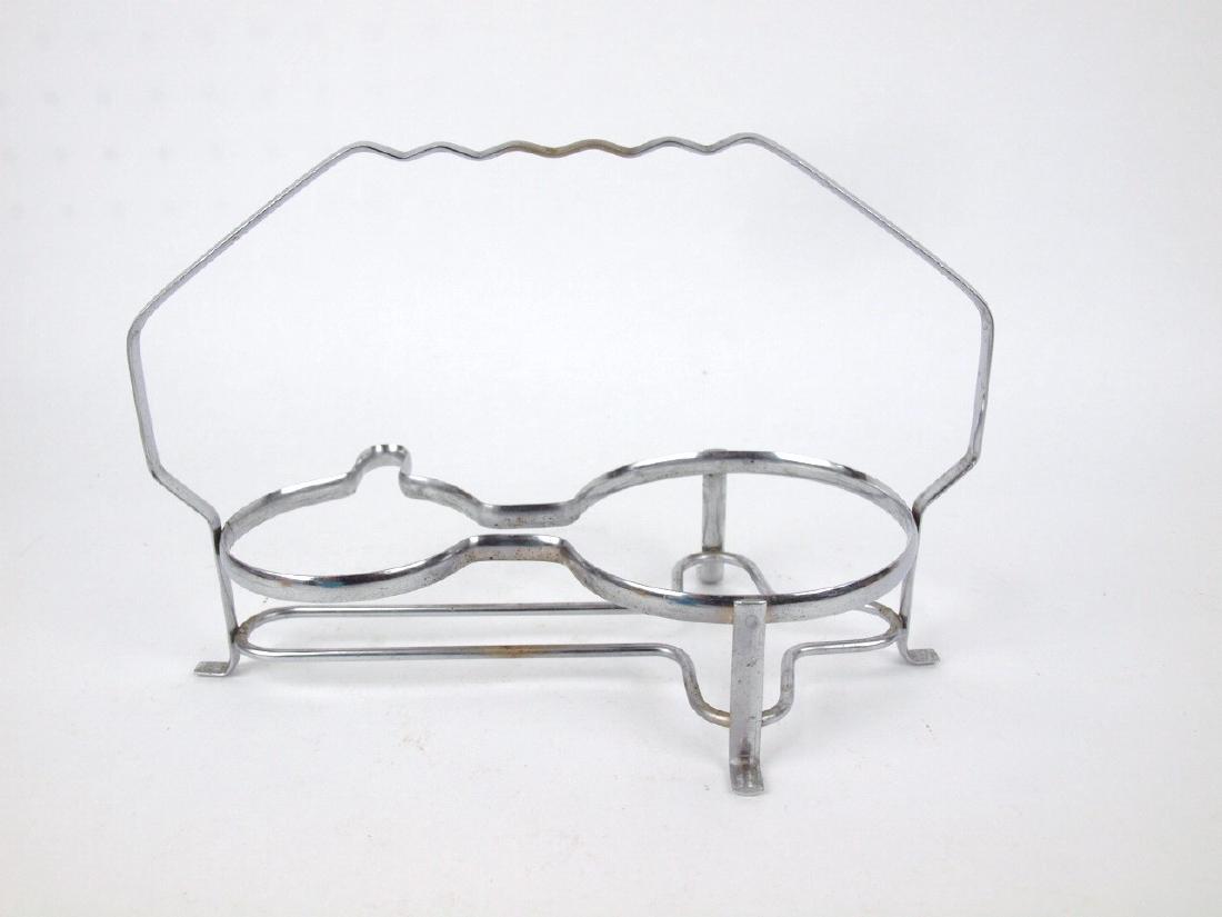 Fiesta chrome marmalade and mustard holder (marmalade (1 of 2)