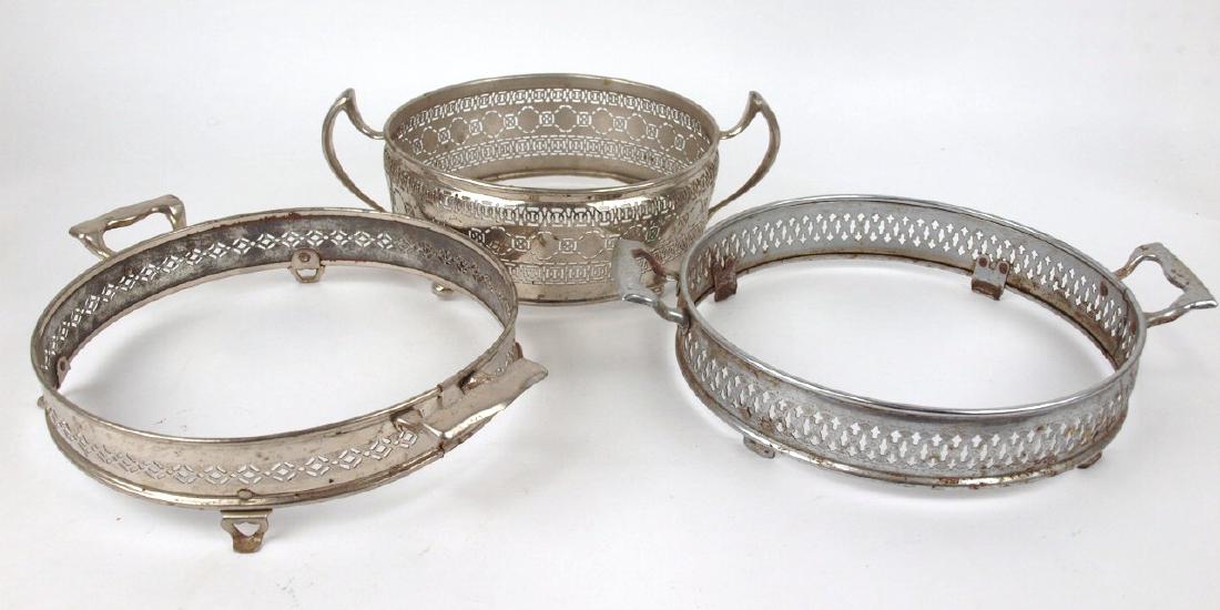 Fiesta box of 11 chrome and metal frames for casseroles (1 of 1)