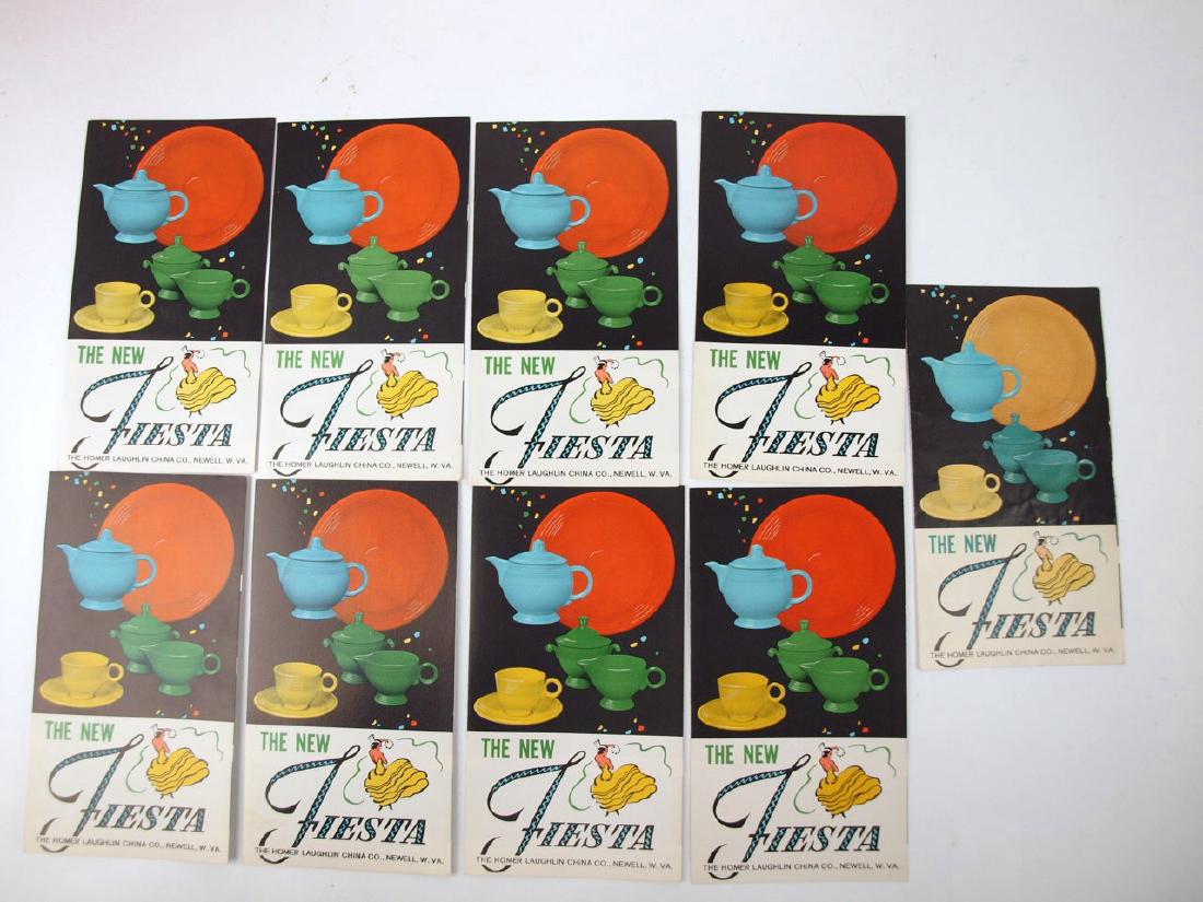 Fiesta original price list lot of 9: 3-January 2, 1962, (1 of 1)