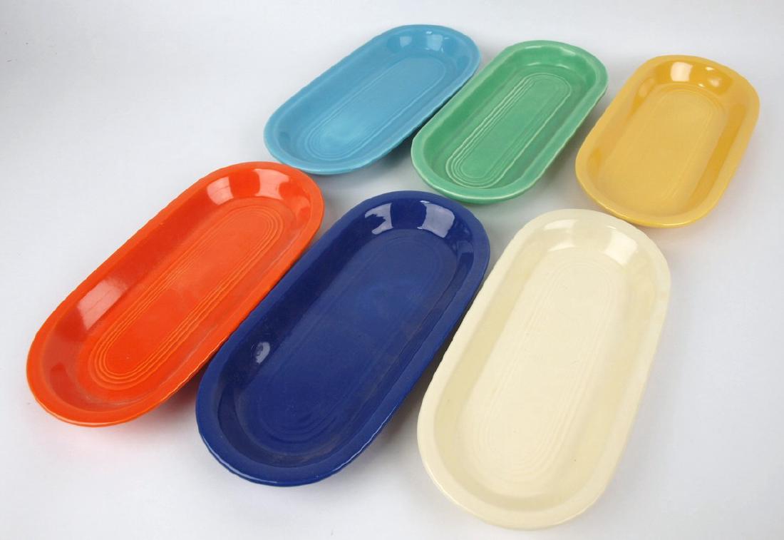 Fiesta utlity tray group, all 6 original colors, nick (1 of 1)