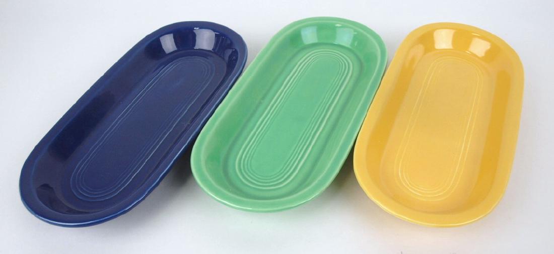 Fiesta utility tray group: cobalt, green, & yellow (1 of 1)