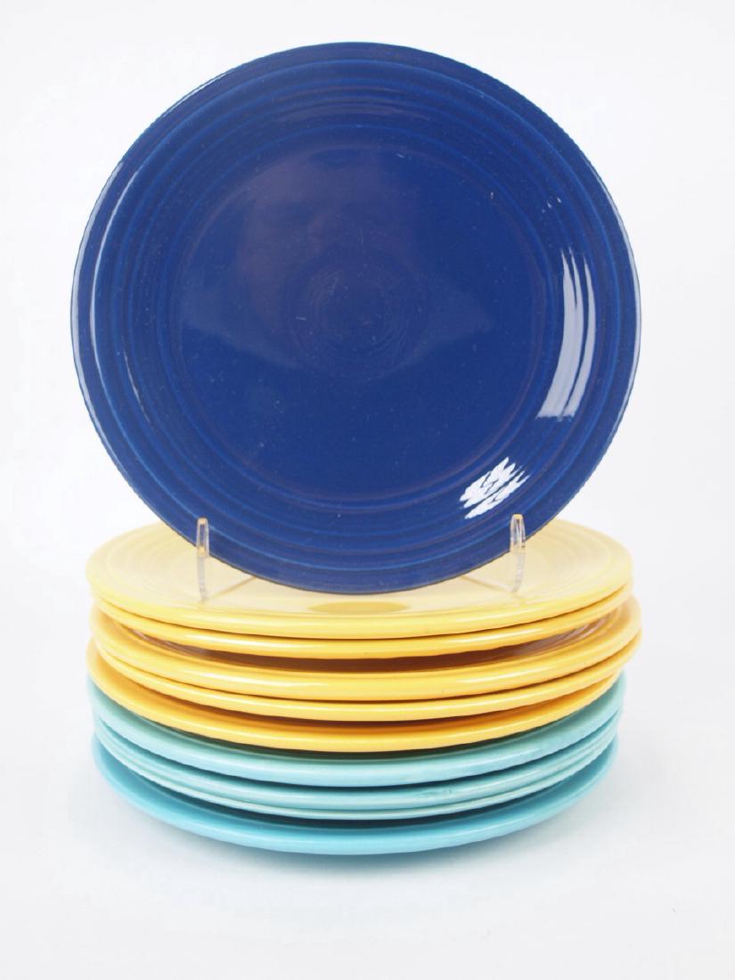 Fiesta 9" plate group: 10 mixed colors (1 of 1)