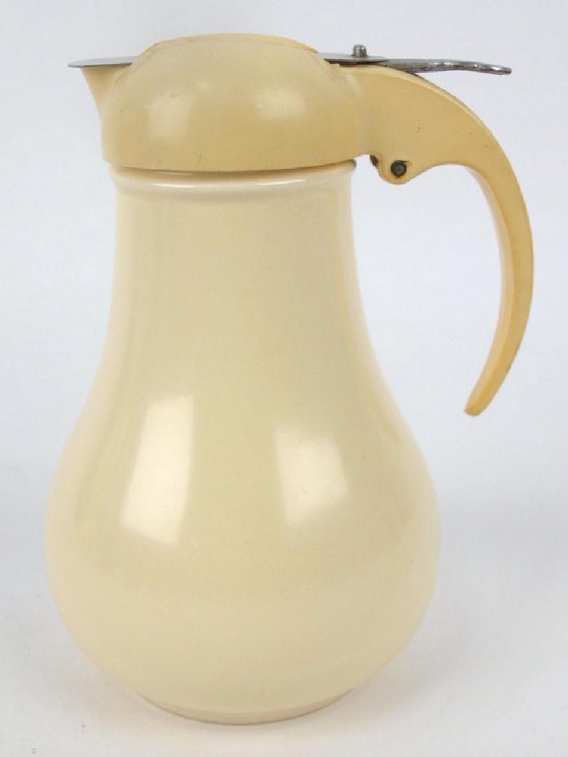 Fiesta syrup pitcher, ivory (1 of 1)