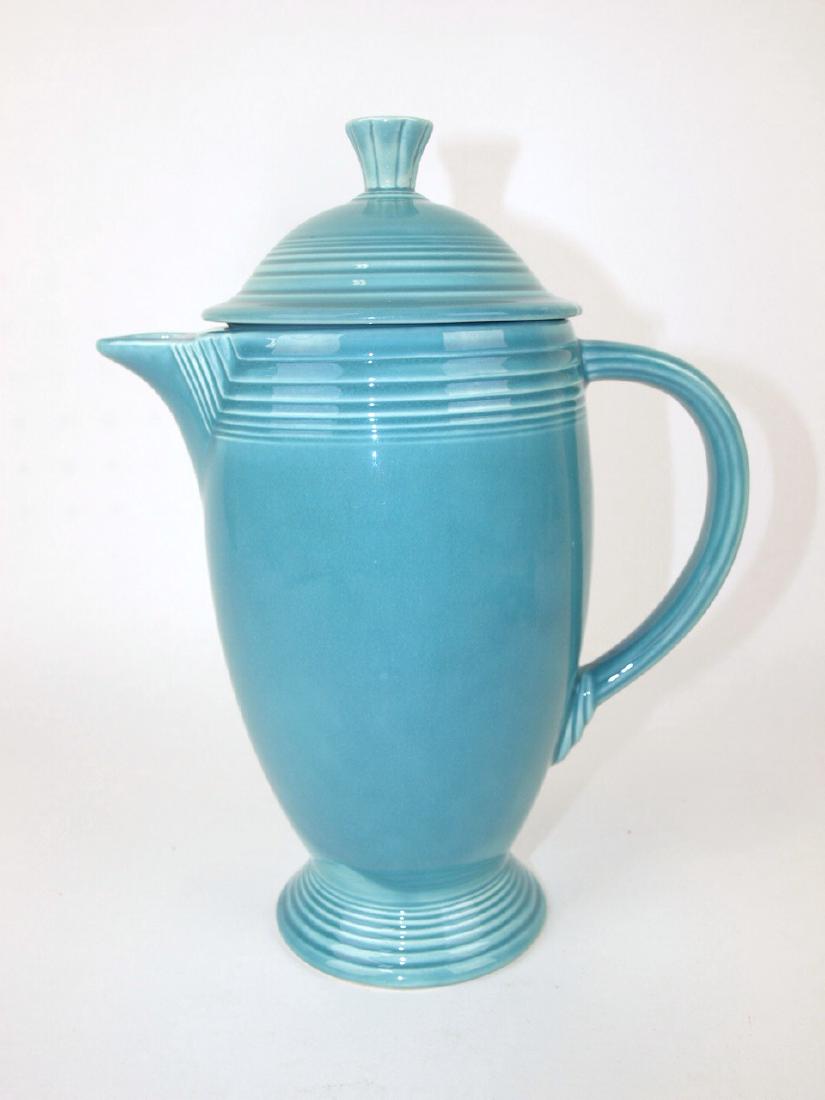 Fiesta coffee pot, turquoise (1 of 1)