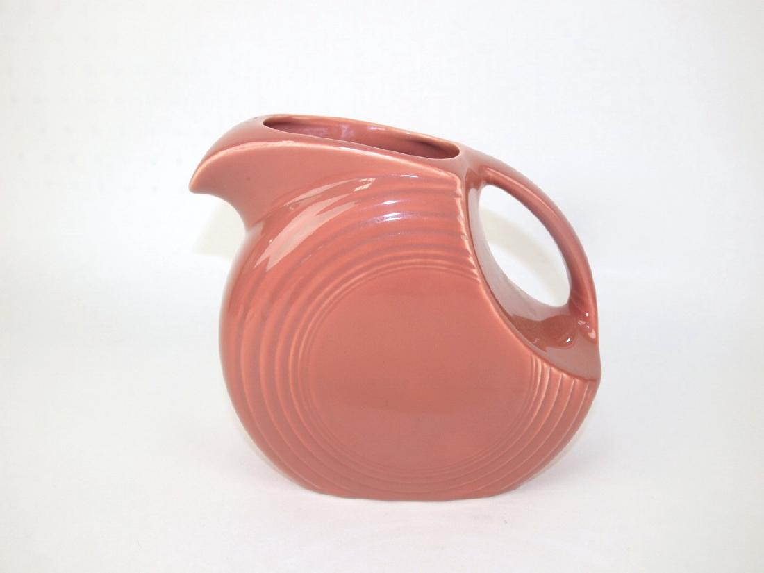 Fiesta disk water pitcher, rose (1 of 1)