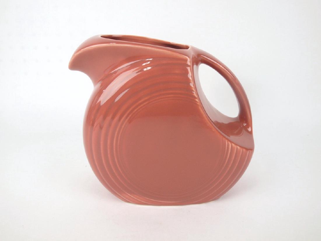 Fiesta disk water pitcher, rose (1 of 1)