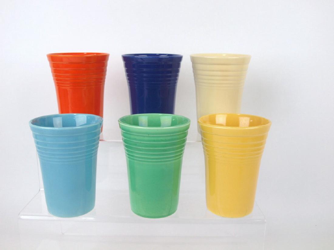 Fiesta water tumbler set, original 6 colors (1 of 1)