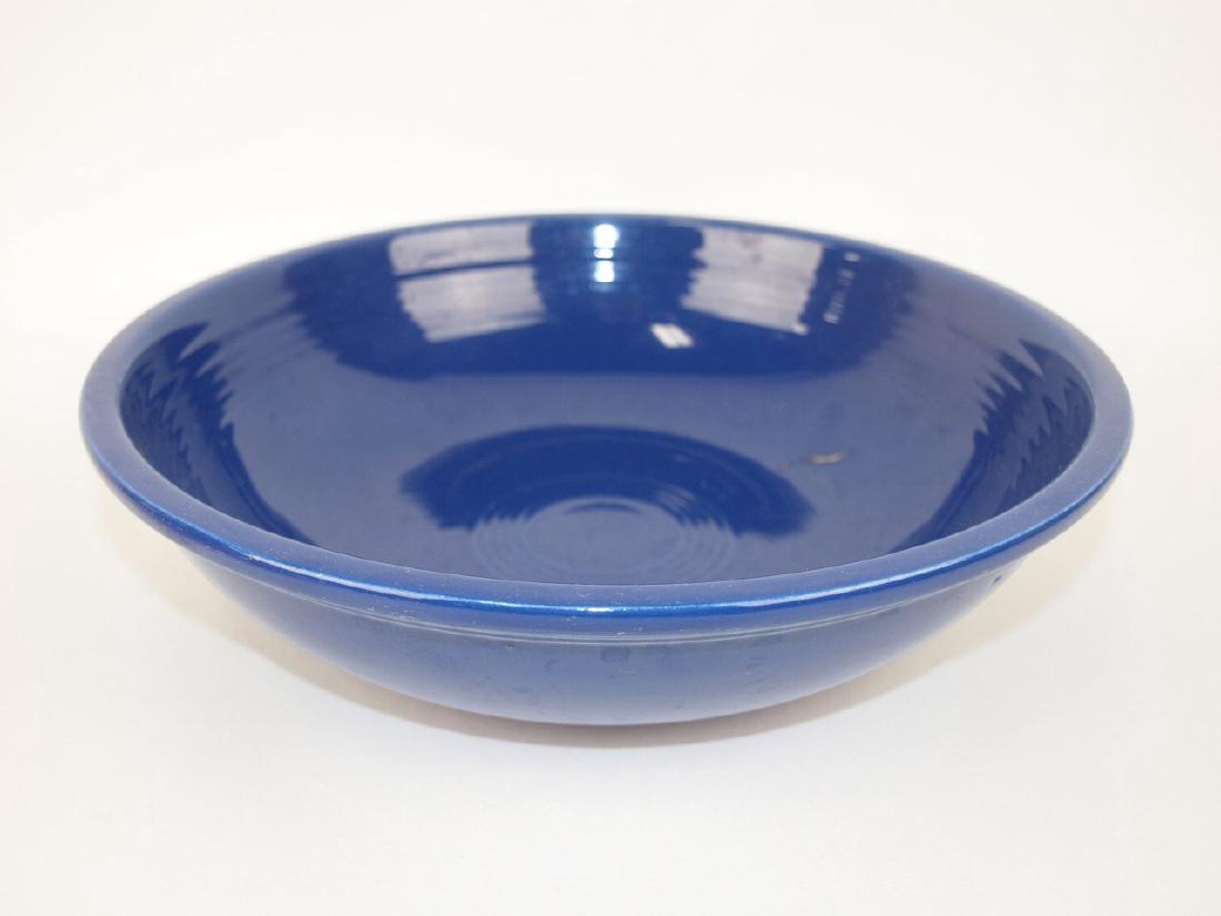 Fiesta 11 3/4" fruit bowl, cobalt, minor nicks (1 of 1)
