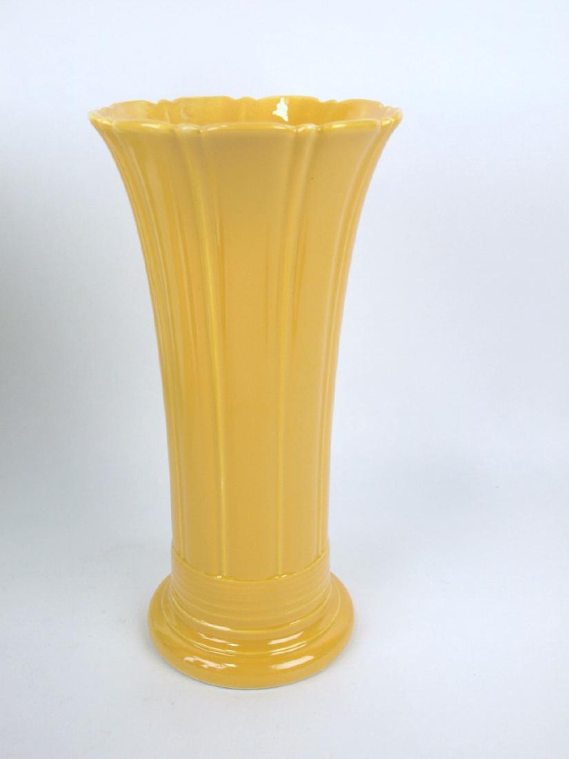 Fiesta 12" flower vase, yellow (1 of 1)