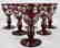 Egermann Liqueur Glasses | Bohmeian Glass | 6 Vessels