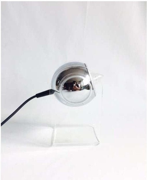 Gino Sarfatti | 540 | Lamp | Arteluce: Table or wall lamp mod. 540 Arteluce Designer: Gino Sarfatti (Vennice, Italy 1928 - 1985 in 1968Gravedona, Italy Execution: Arteluce Description: Transparent plexiglass, adjustable reflector which dis