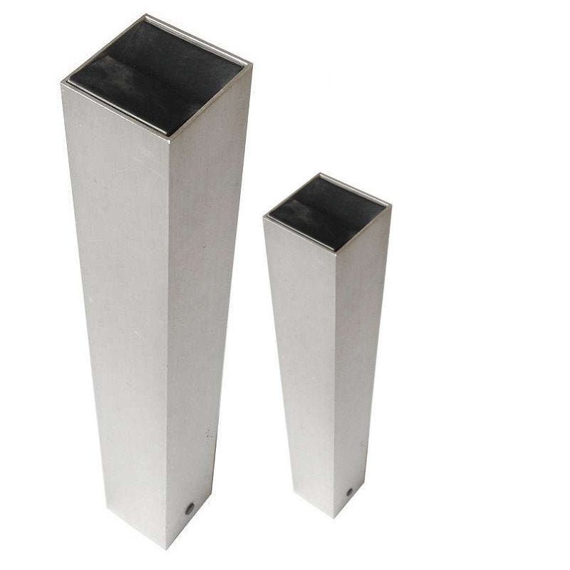 2x Danese Milano | Bruno Munari | Cubo | 1957 |: Lot of 2 Danese Milano, Cubo, Normal size & Extra-Large Designer: Bruno Munari (Milan 1907-1998 Milan) Marks on base: