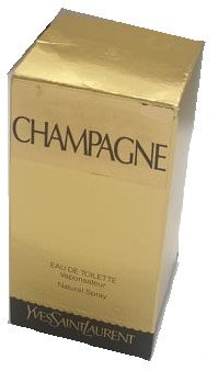 YSL | Champagne | 100 ml: Perfume was discontinued due to a copyright infringement. 100ml package. Packaging has been opened bottle is full of original perfume, some letters have rubbed.
