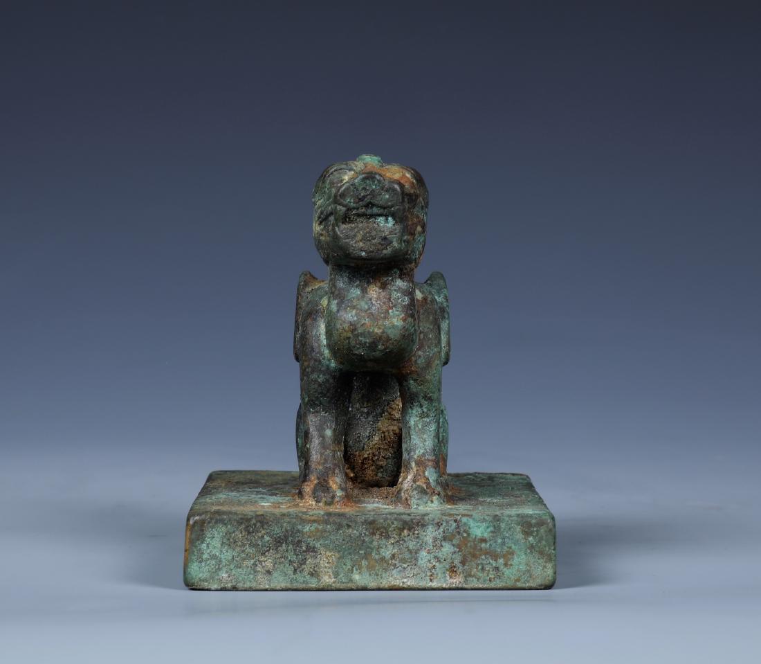 A BRONZE WINGED BEAST SEAL (1 of 8)