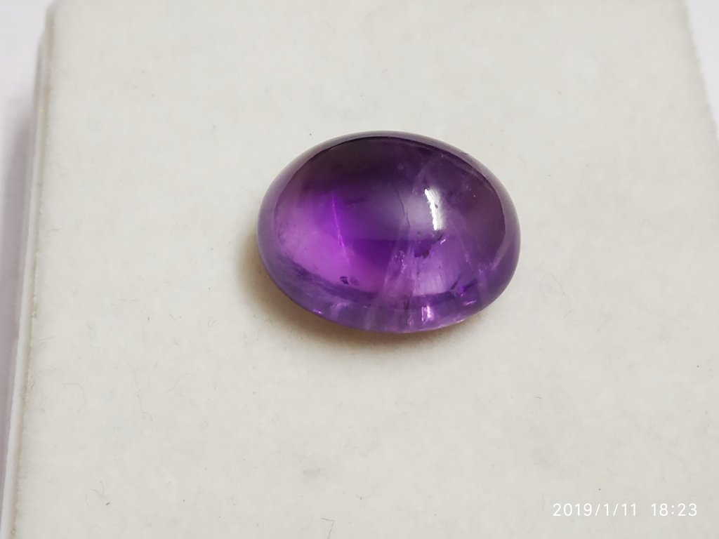 25.97 ct Natural Oval Cabochon Purple Amethyst (1 of 2)