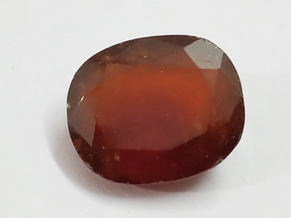 8.86 ct Natural Oval Hessonite Garnet: Natural Oval Hessonite Garnet~~MM Size 13 x 11 x 6~~50 % Combine Shipping Discount