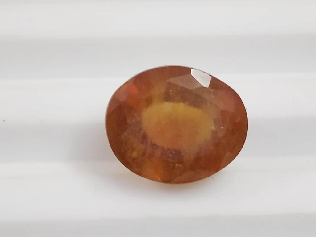 6.39 ct Oval Cut Yellow Sapphire: Oval Cut Yellow Sapphire~~MM Size 11 x 9 x 6~~50 % Combine Shipping Discount