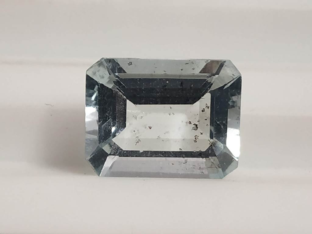1.93 ct Natural Emerald Cut Aquamarine Gemstone (1 of 3)