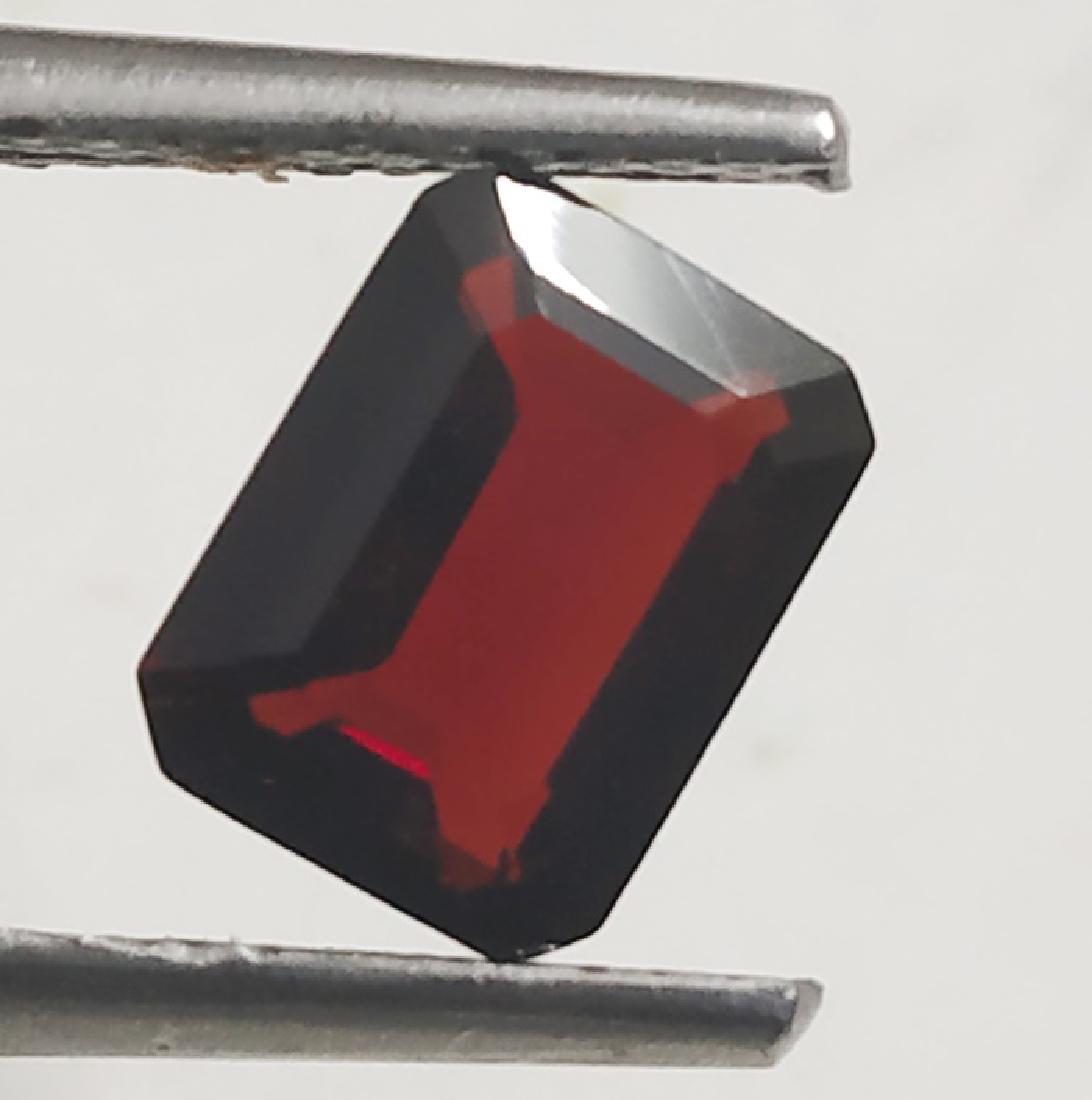 1.75 ct Emerald Cut Natural Hessonite Garnet (1 of 1)