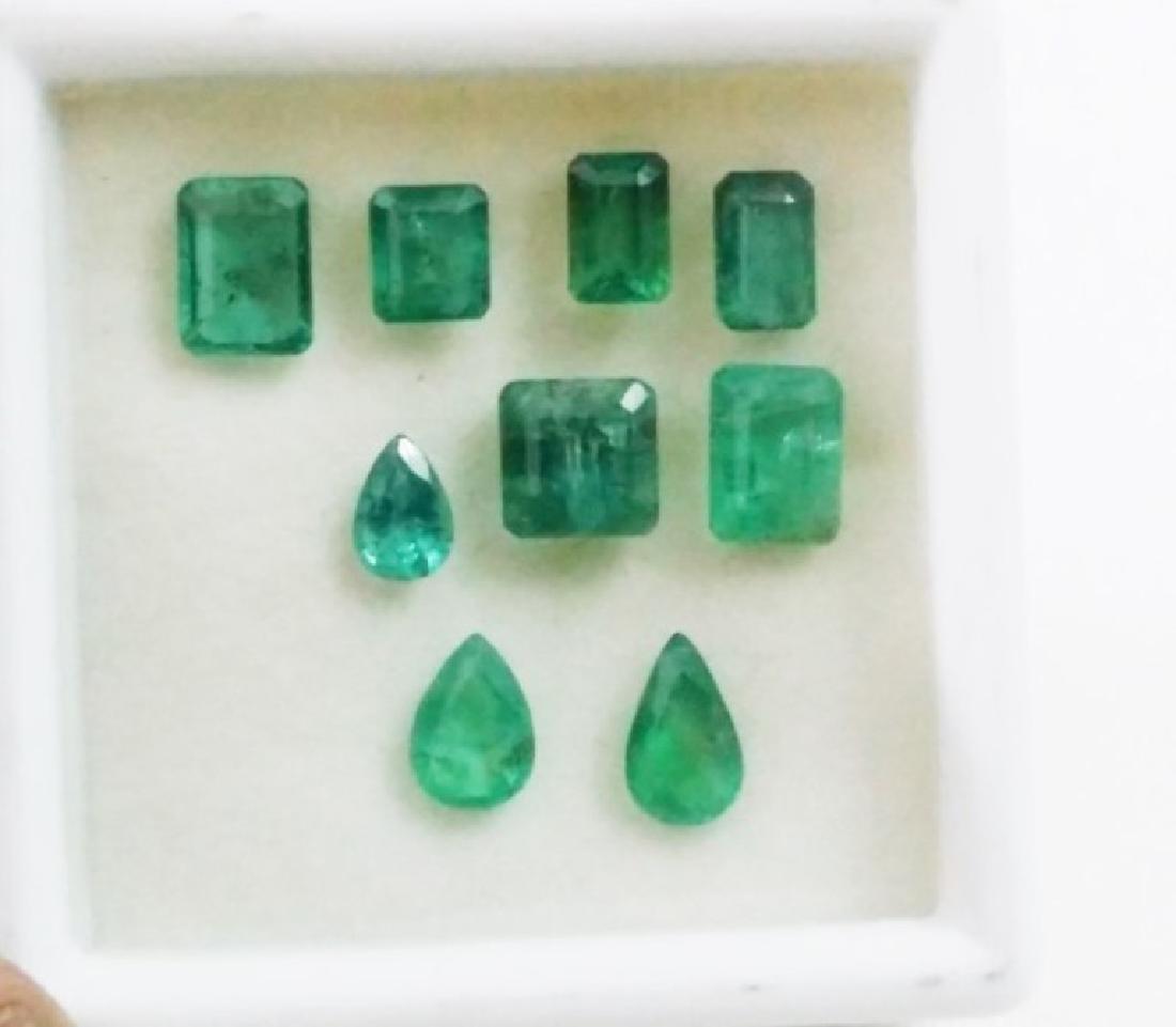 8.02 ct Natural Emerald Mix Shape & Cut Wholesale Lot: Natural Emerald Mix Shape & Cut Wholesale Lot~~~MM Size Mix Size & Shape~~~50 % Combine Shipping Discount