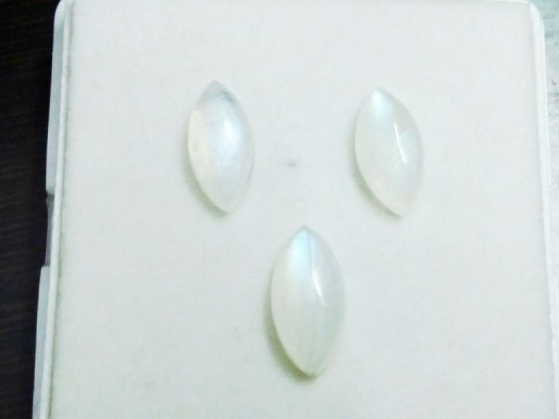 17.56 ct Natural Marquise Shape Moonstones: Natural Marquise Shape Moonstones~~~MM Size 16 x 8 x 5~~