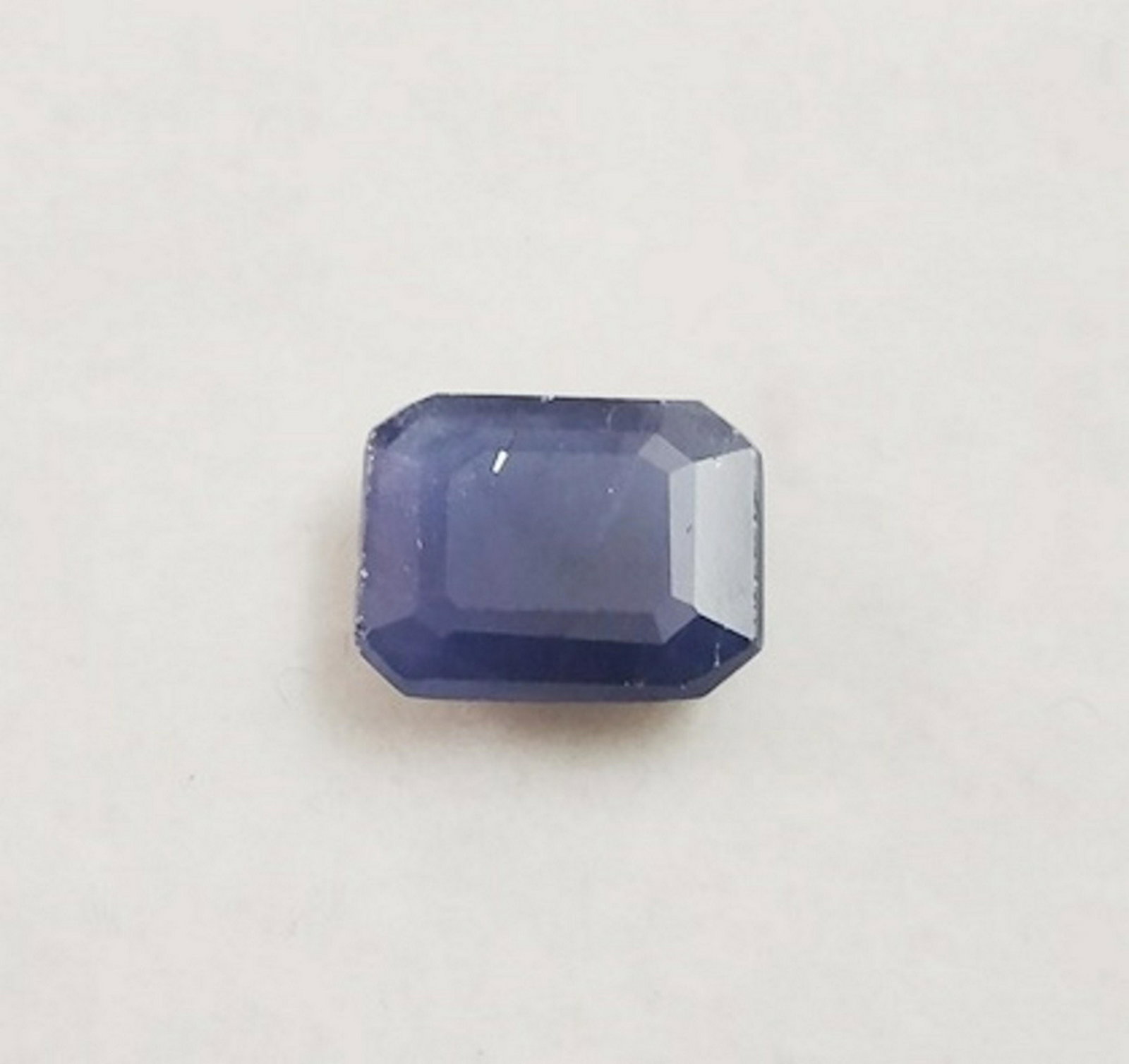 3.44 ct Natural Emerald Cut Blue Sapphire: Natural Emerald Cut Blue Sapphire~~MM Size 10 x 9 x 4~~