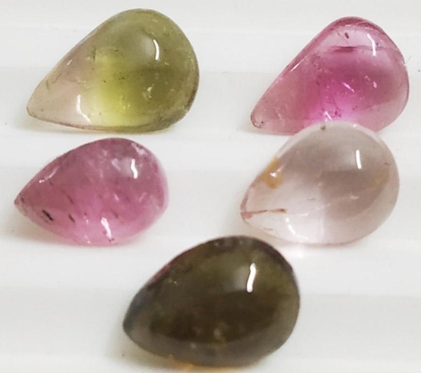 2.99 Ct Natural Pear Cabochon Tourmaline (1 of 1)