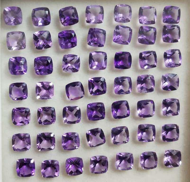 15.01 Ct Cushion Cut Natural Amethyst Lot (1 of 1)