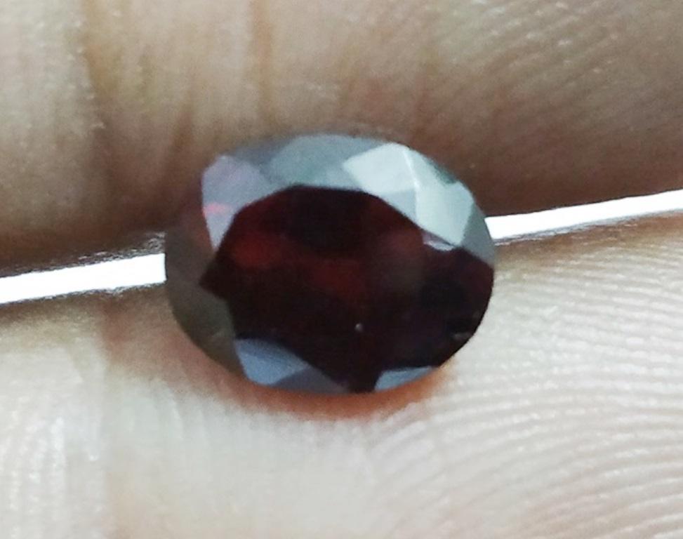 2.65 ct Natural Oval Hessonite Garnet: Natural Oval Hessonite Garnet~~MM Size 9 x 7 x 5~~