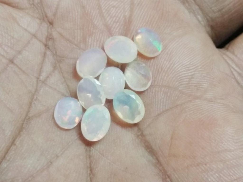 6.77 ct Natural Oval Opal Wholesale Lot: Natural Oval Opal Wholesale Lot~~MM Size 8 x 6 x 3~~