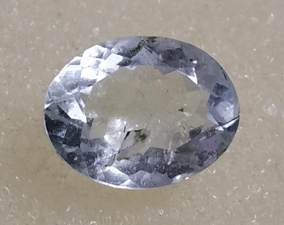 2.22 ct Natural Oval Cut Aquamarine: MM SIZE = 10 X 8 X 4