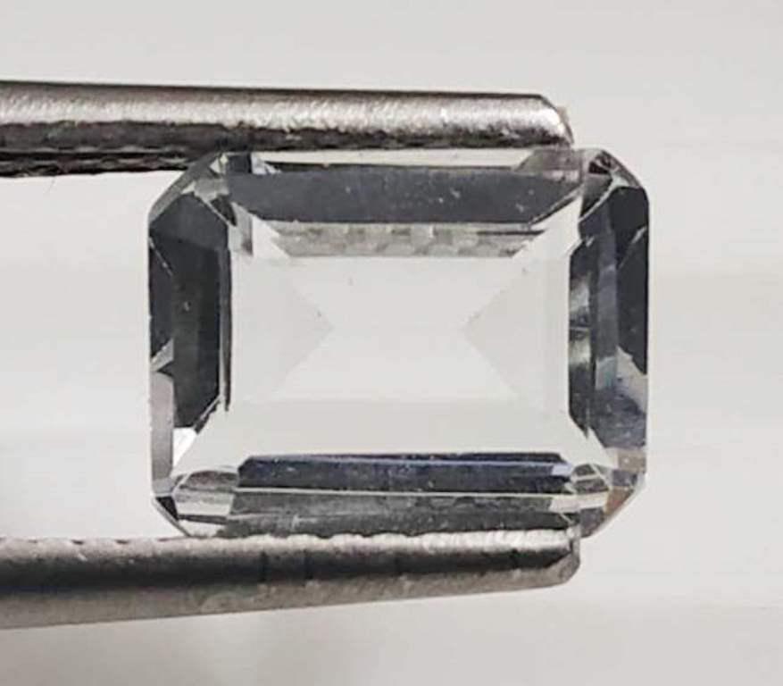 2.07 ct Natural Emerald Cut Aquamarine Gemstone (1 of 1)