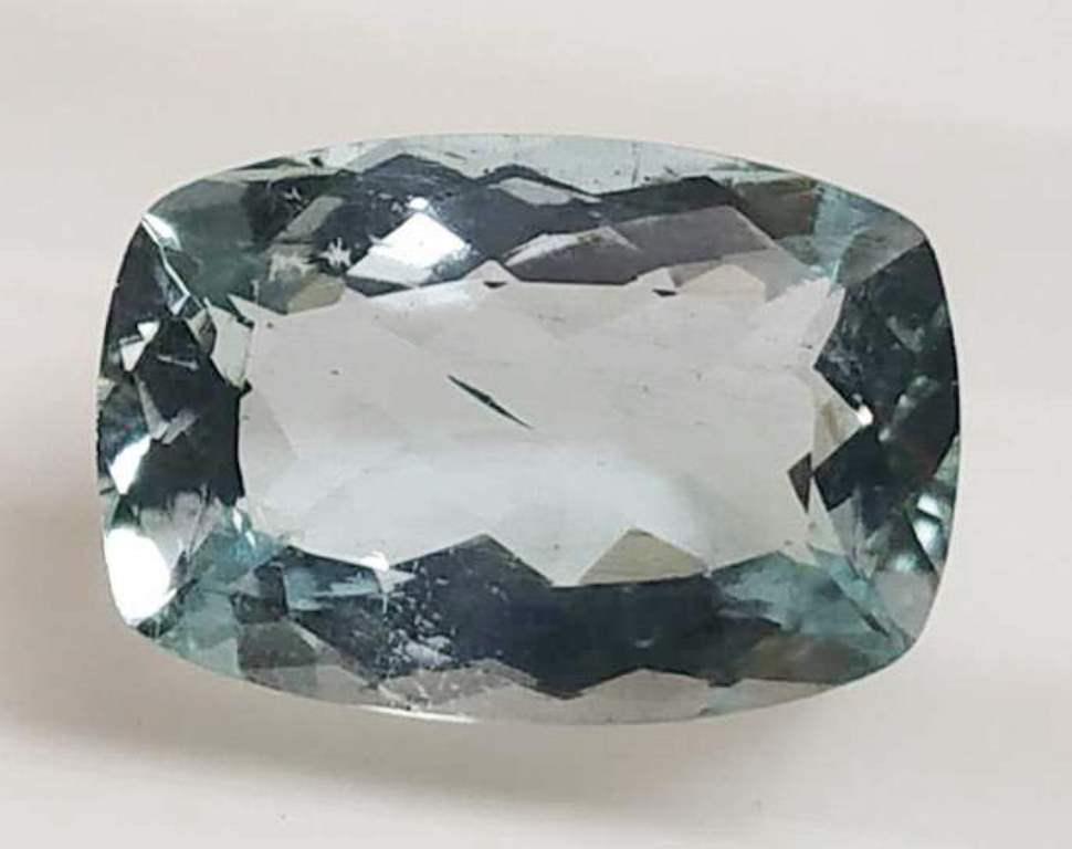 2.03 ct Natural Emerald Cut Aquamarine Gemstone (1 of 1)