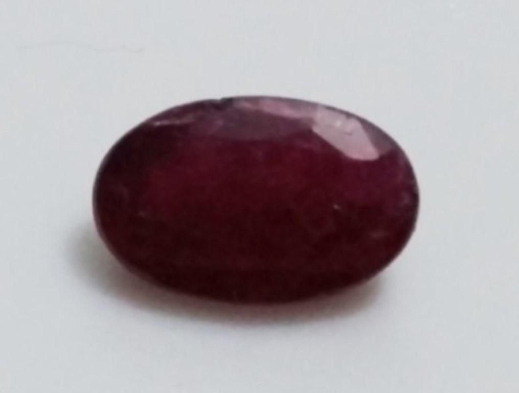 1.78 Ct Natural Oval Ruby (1 of 1)